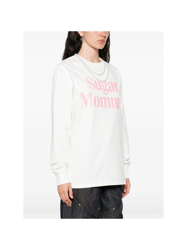 Graphic Print Long-Sleeve Top