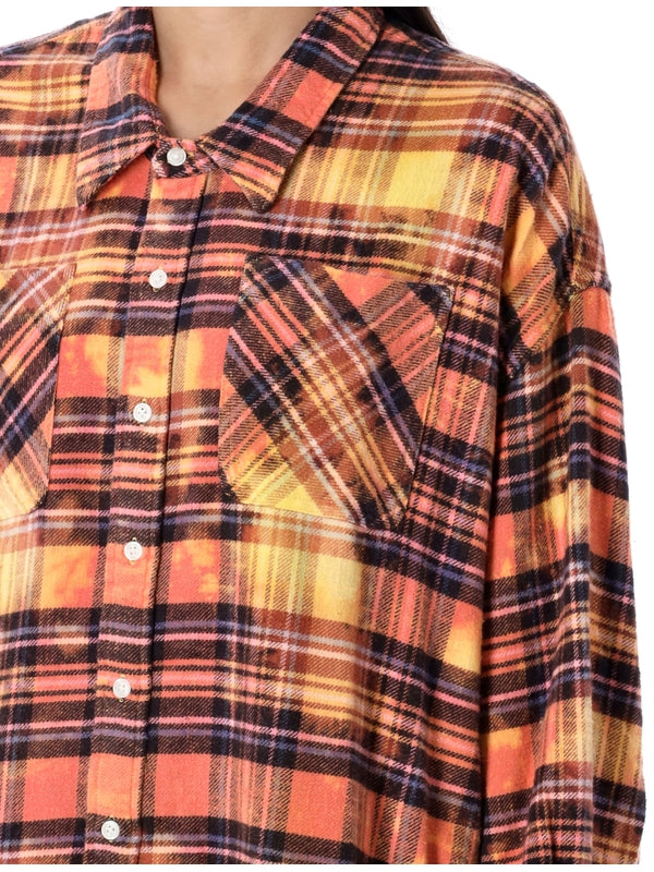 Check Pattern Cotton Shirt