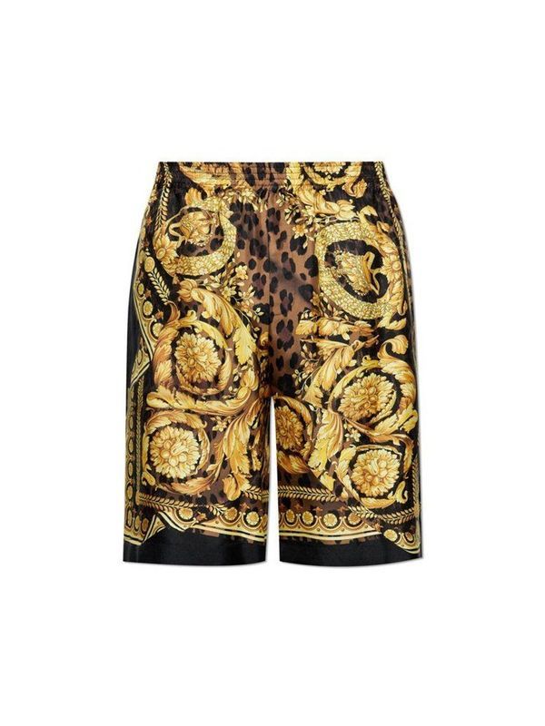 Wild Baroque Printing Silk
  Shorts