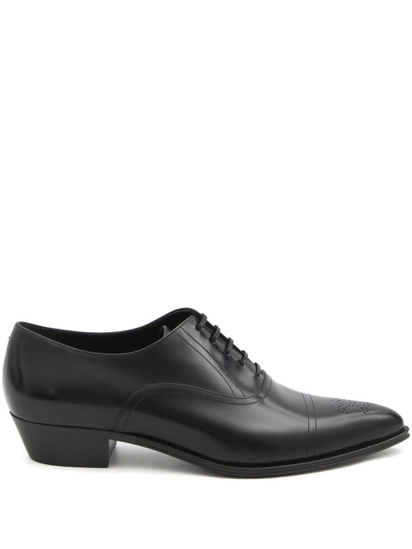 Celine Black Lace-Up Shoes