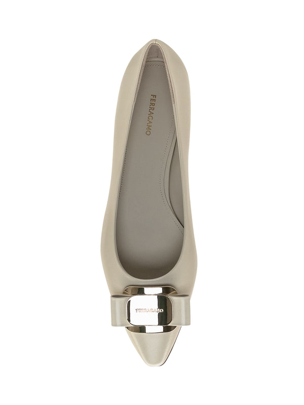 New Vara Bow Lambskin Flats