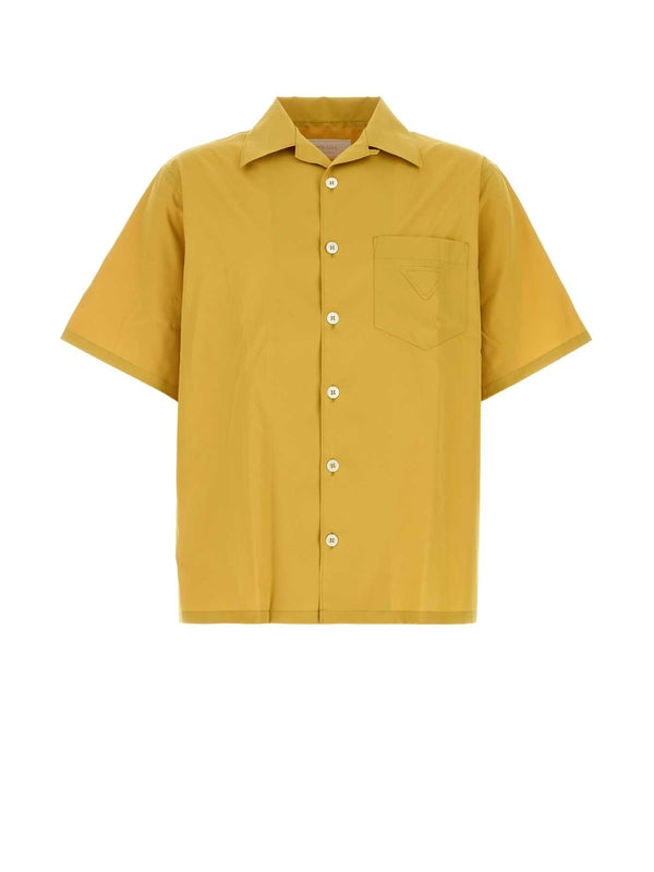 Triangle Patch Pocket Cotton Shirt