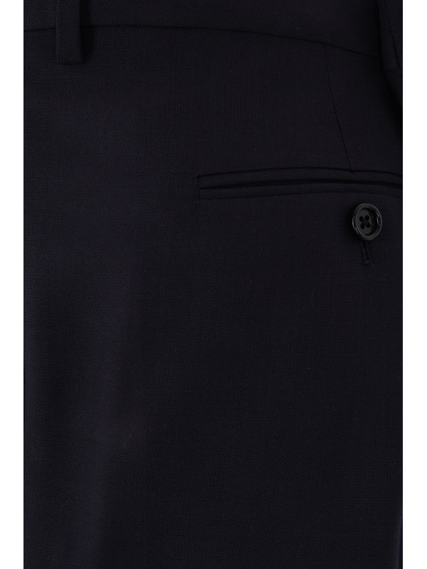 Straight Virgin Wool Pants