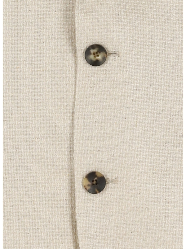 Boutonniere Cashmere Silk Jacket