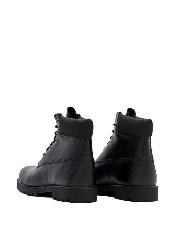 Timberland Black Lace-Up Boots