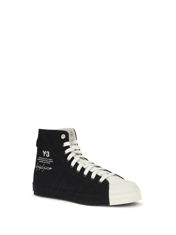 Y-3 Black High Top Sneakers