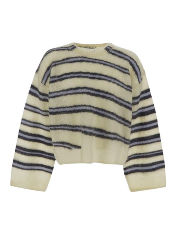 Wool Blend Stripe Knit