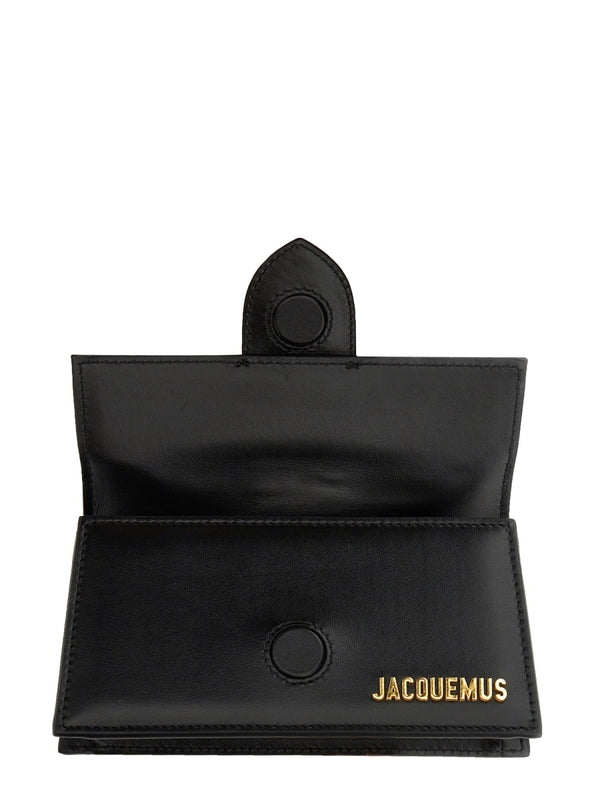 Bambino Logo Leather Tote Bag