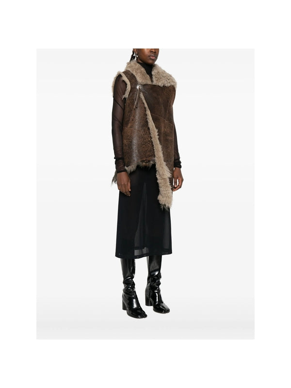 Ann Demeulemeester Brown Fur & Shearling