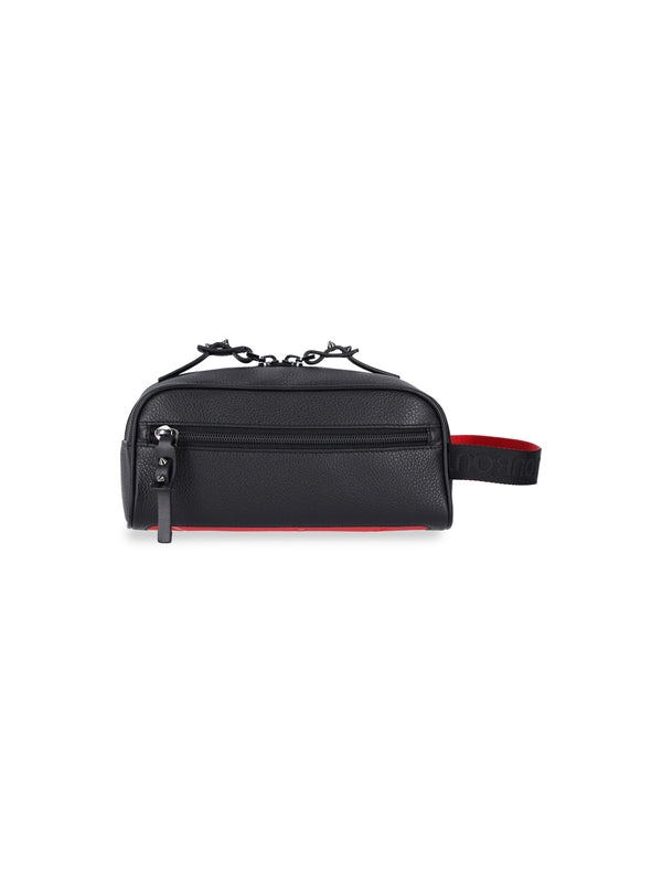 Blaster Leather Zipper Pouch Bag