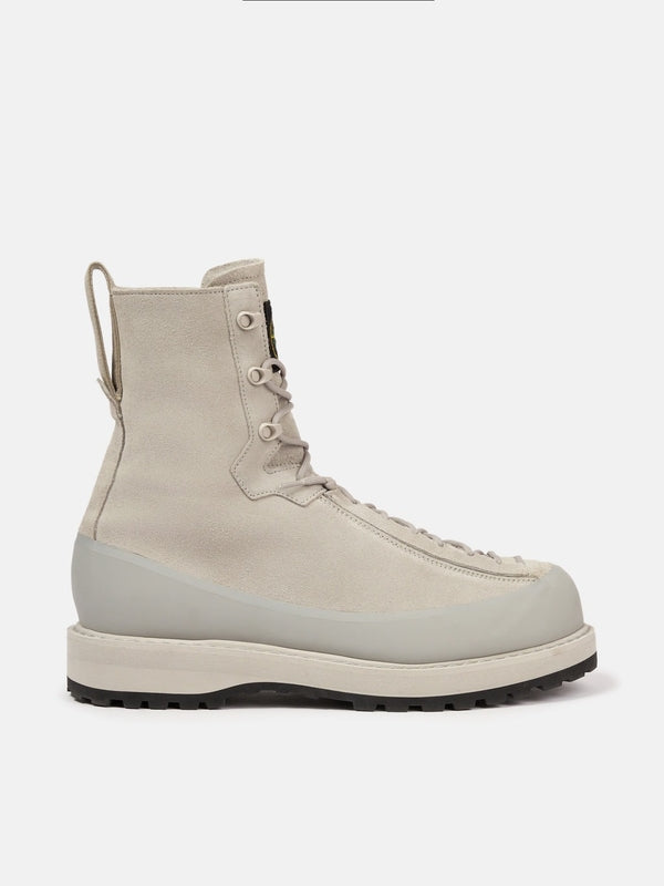 Stone Island Grey Lace Up Boots
