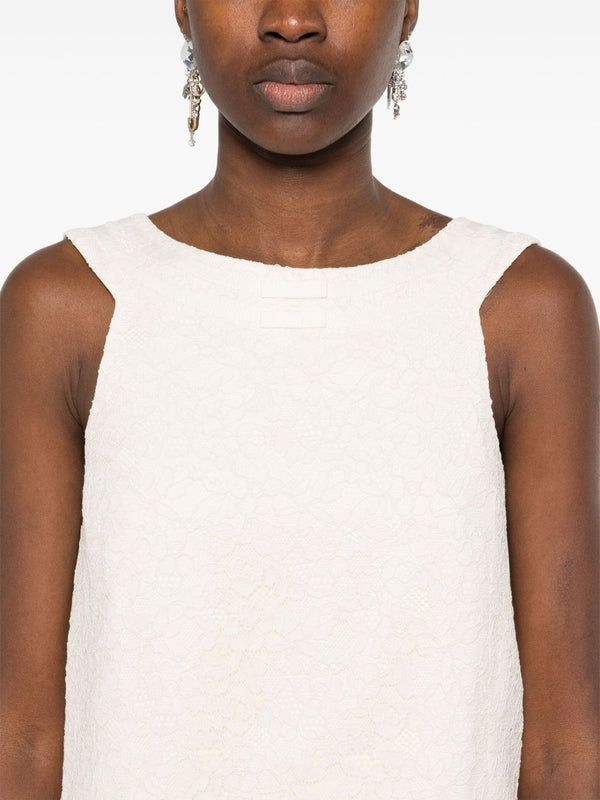 Celine Beige Sleeveless Top