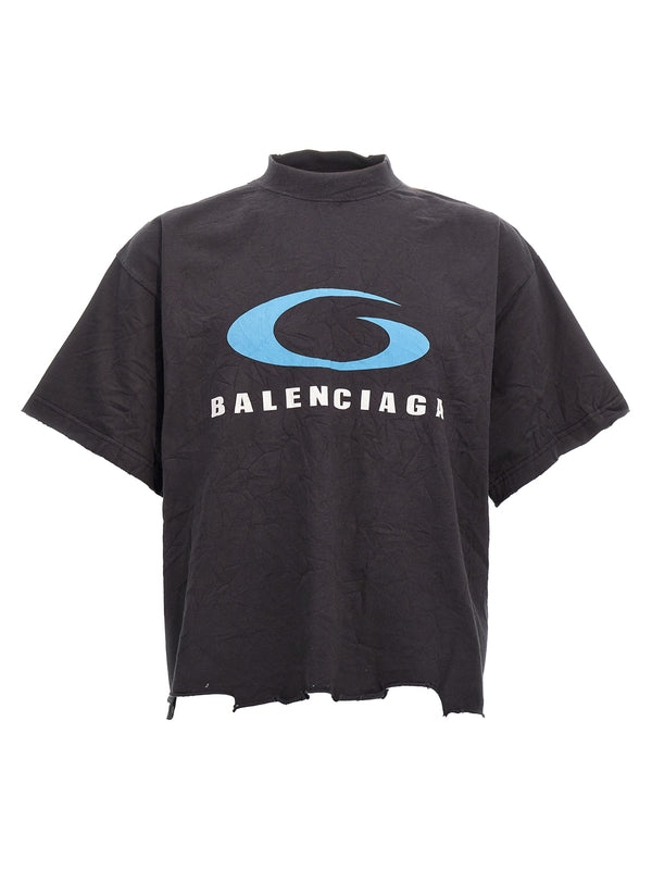 スポーツアイコンロゴクロップTシャツ