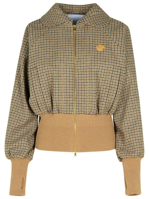 Check Pattern Wool Blend
  Jacket