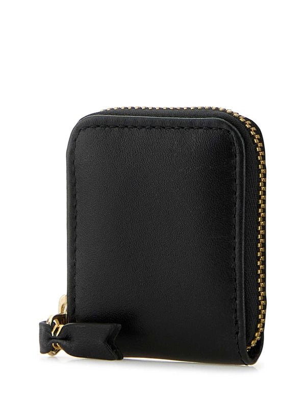 Zip Around Leather Wallet