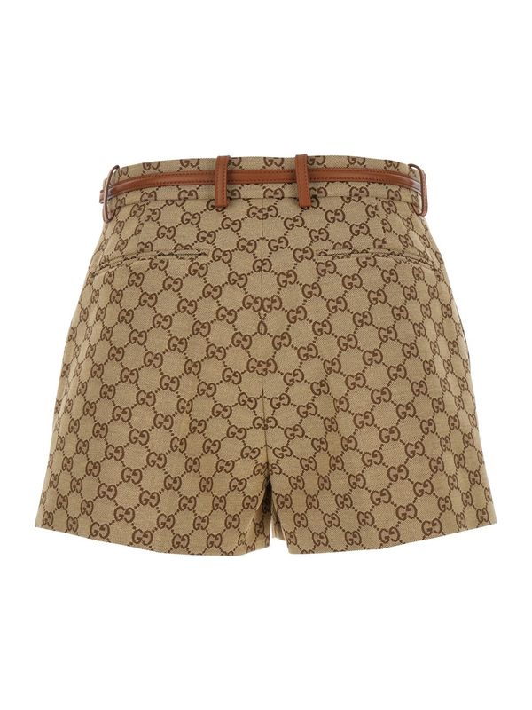 Allover GG
  Pattern Belt Shorts