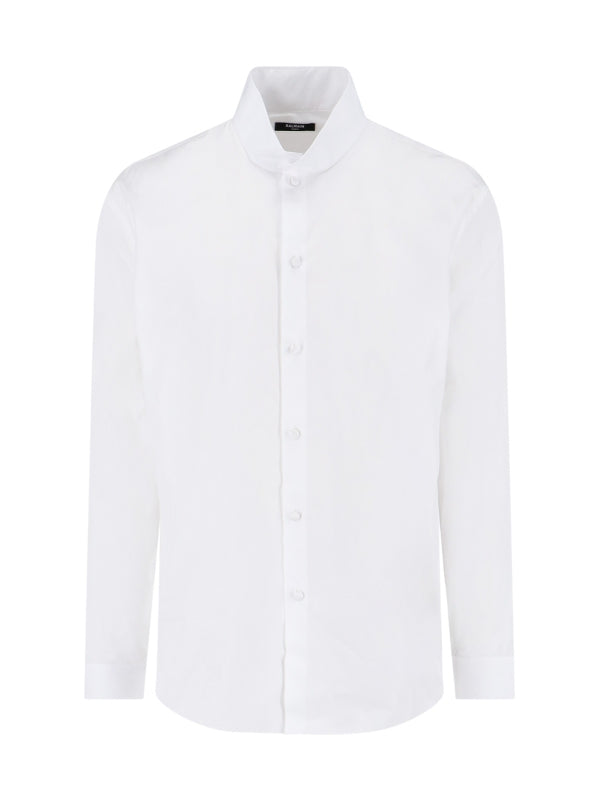 White Cotton Poplin Shirt