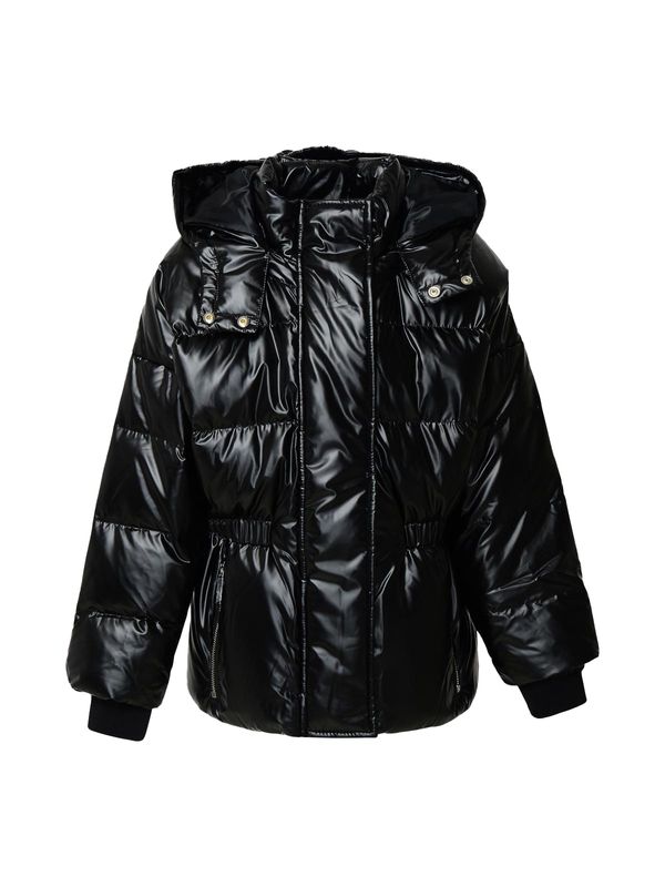 Back Logo Hooded Padded Jacket