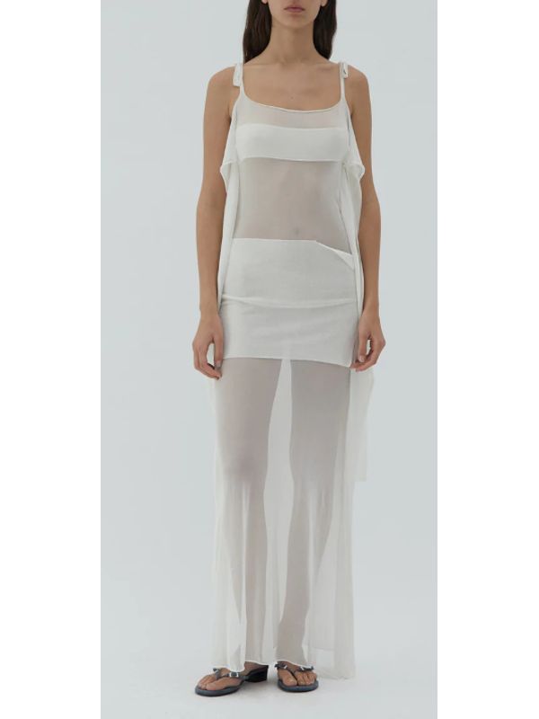 ZANIC Sheer Sleeveless Dress