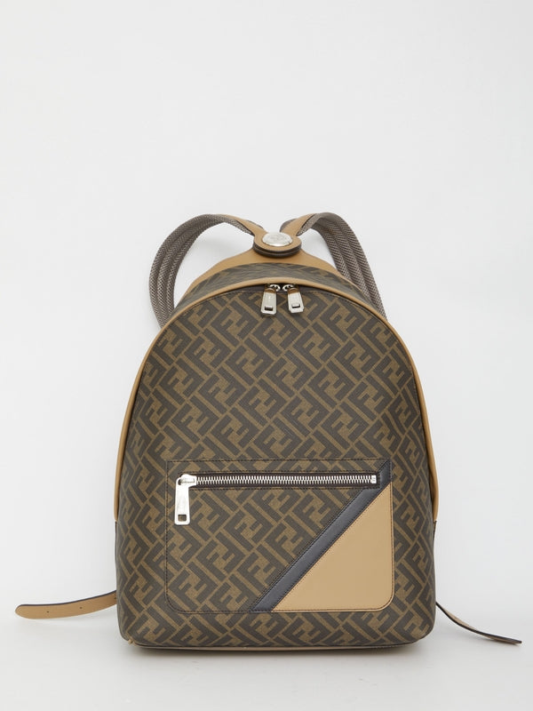 Chiodo Diagonal Canvas Medium Backpack