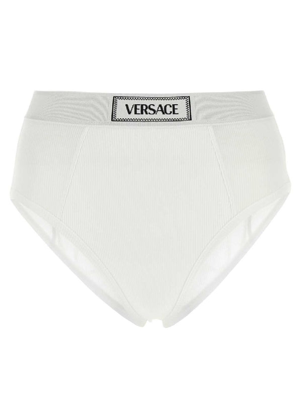 Logo Band Ribbed Triangle Panties