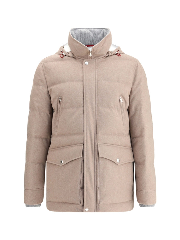 Brunello Cucinelli Beige Down