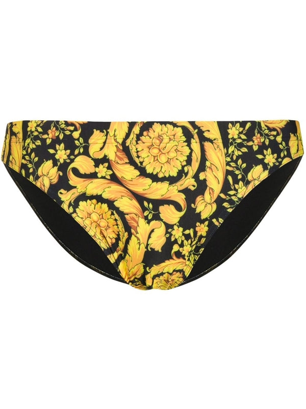 Baroque Pattern Swim Panties