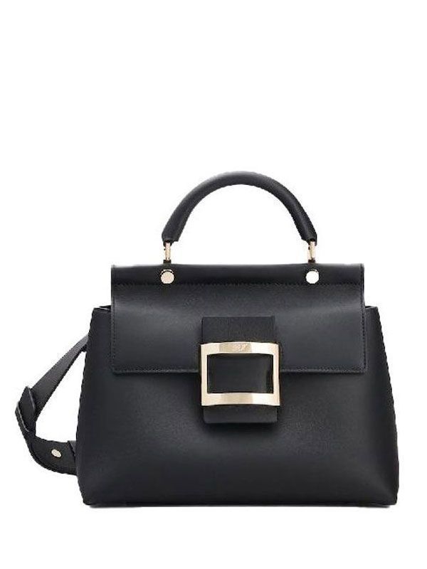 Viv Cabas Leather Metal Buckle
  Tote Bag