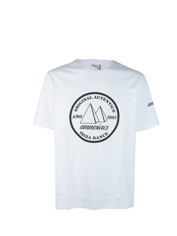 Bally White Short Sleeve T-Shirt