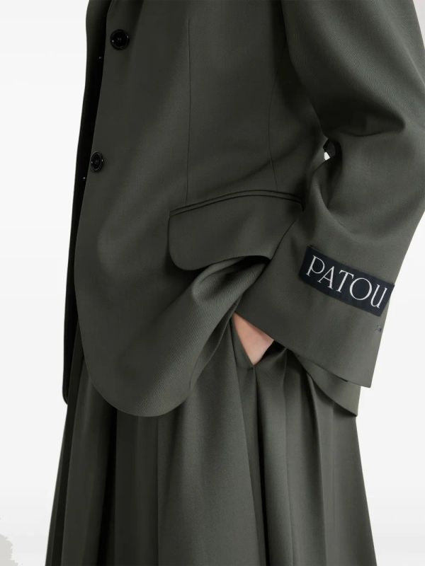 Belt Detail
  Single Wool Jacket