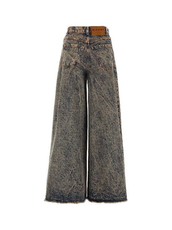 Wide Denim Pants