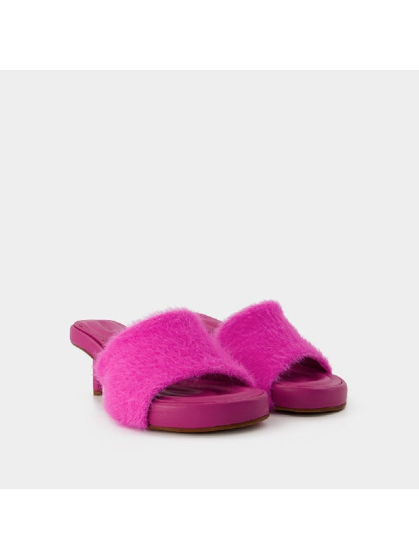 Argilla Fluffy Band Mules Heels