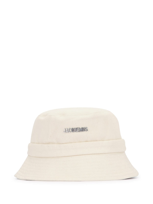 Jacquemus Ivory Bucket Hats