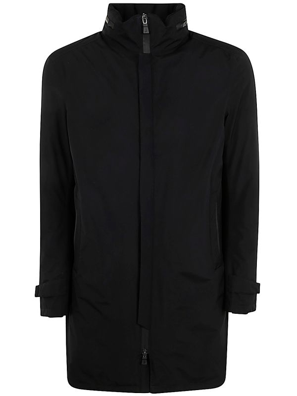 Back Logo Highneck Coat