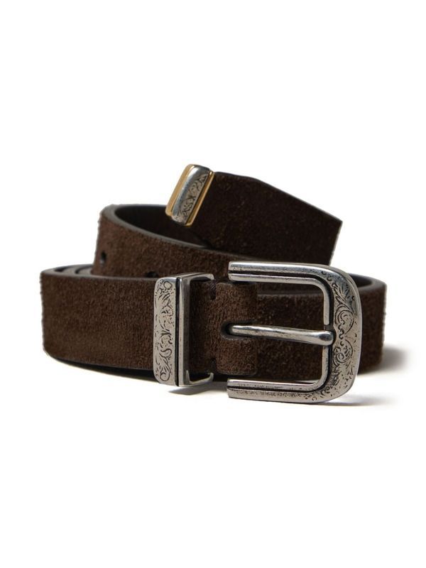 Buckle Suede Belt