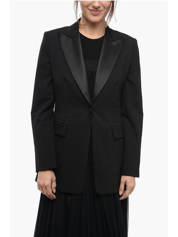 シングルメリノウールテーラードジャケット