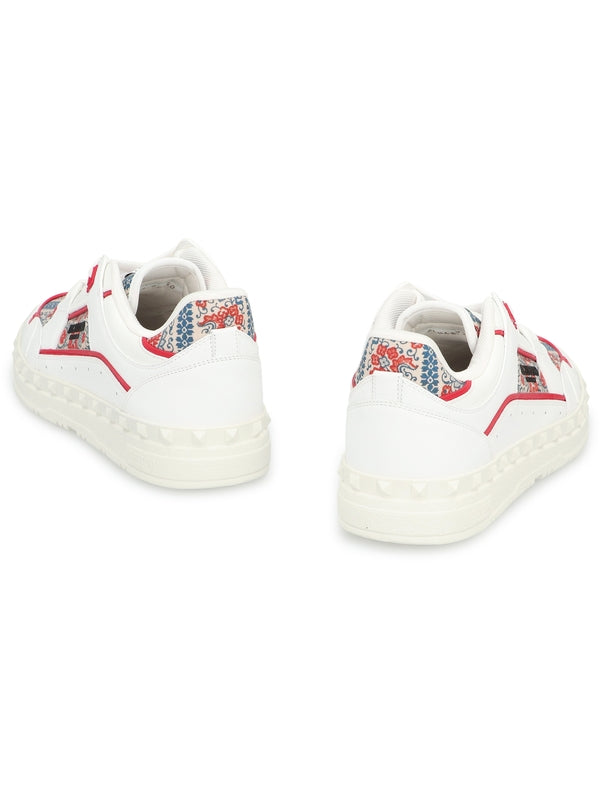 Valentino White Low Top Sneakers