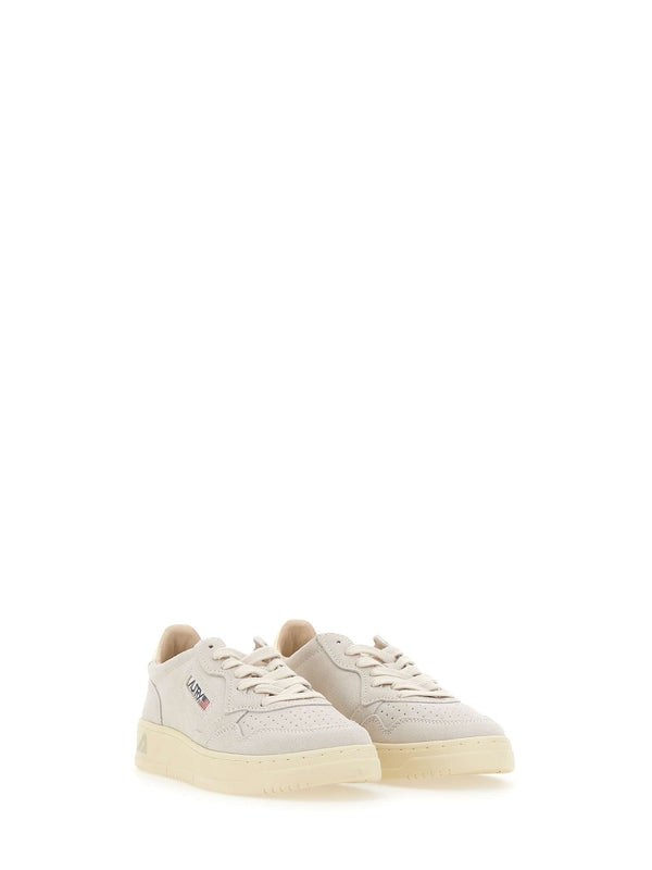 Autry Beige Low Top Sneakers