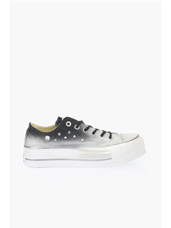 Converse Silver Low Top Sneakers