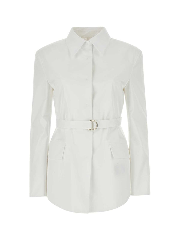 Belt Detail Cotton Jacket