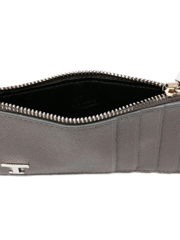 Tod'S Gray Card Wallet
