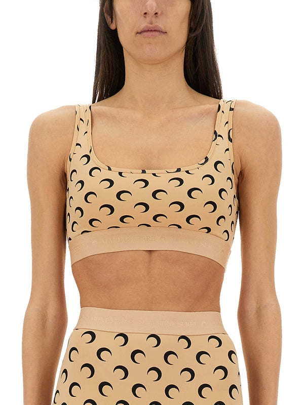 "MOON" SPORTS BRA TOP Sleeveless