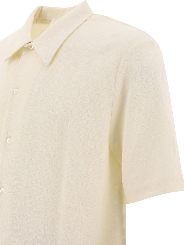 Sunham Wool Blend Short Sleeve Shirt