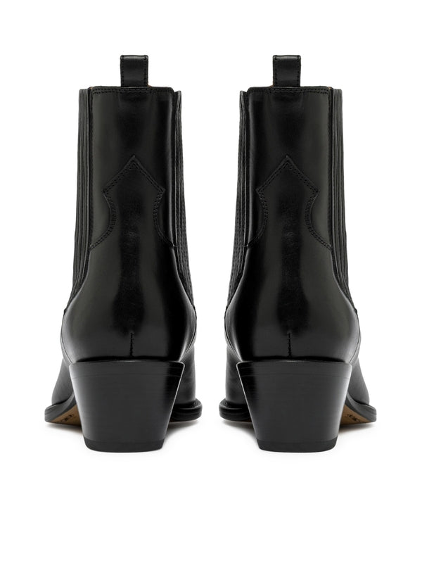 Butero Black Ankle Boots