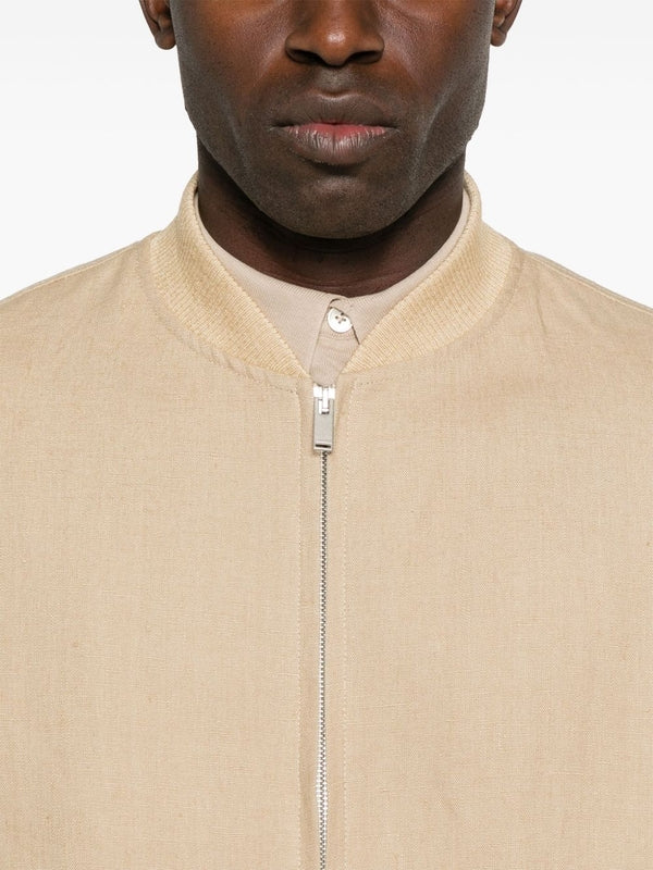 Linen Zip-Up Jacket
