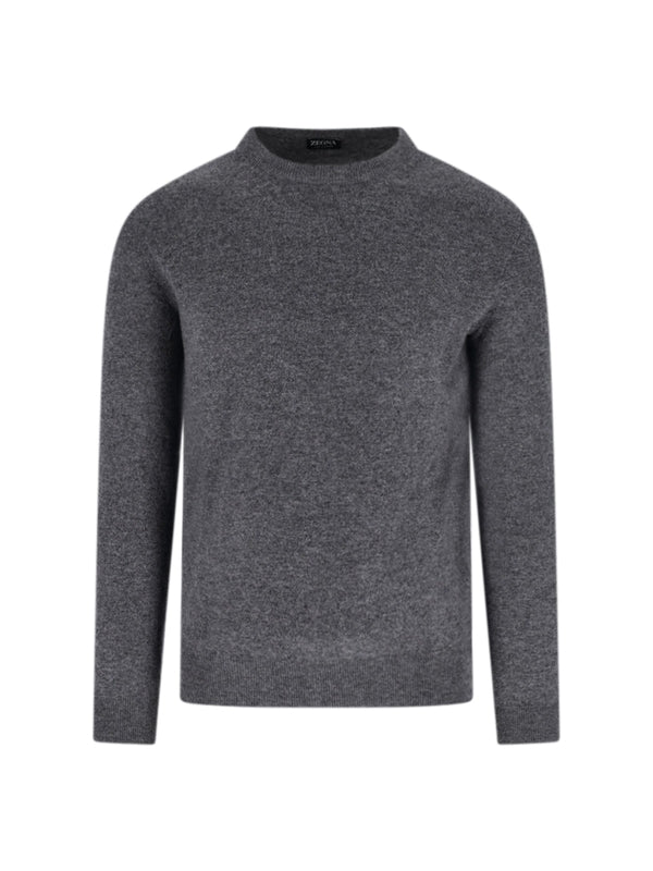 Z Zegna Grey Knitted