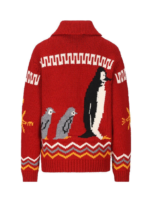 For The Love Of Penguin Cardigan