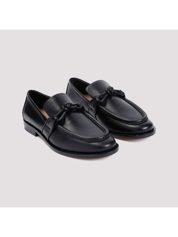 Astaire Knot Detail Leather
  Loafers