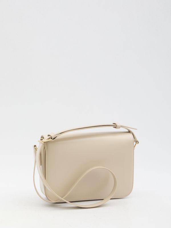 Classic Triope Leather Shoulder Bag