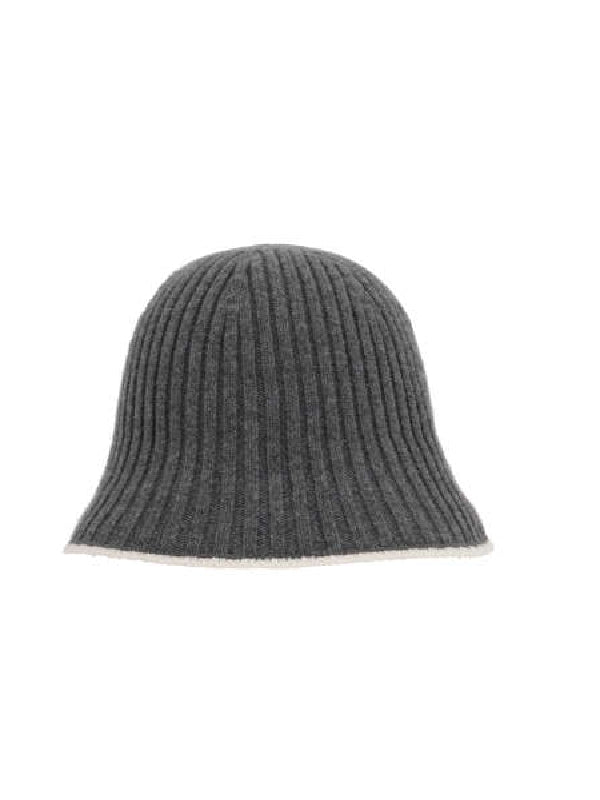 Wool Blend Rib Bucket Hat